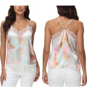 Cache halter top Pop of color!!